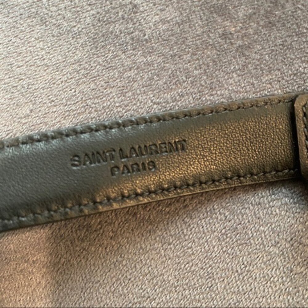 YSL Monogram Leather Belt - Picture 4 of 7